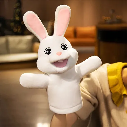 Adorable Kawaii Plush Hand Puppet - Donkey, Bunny & Unicorn Combo