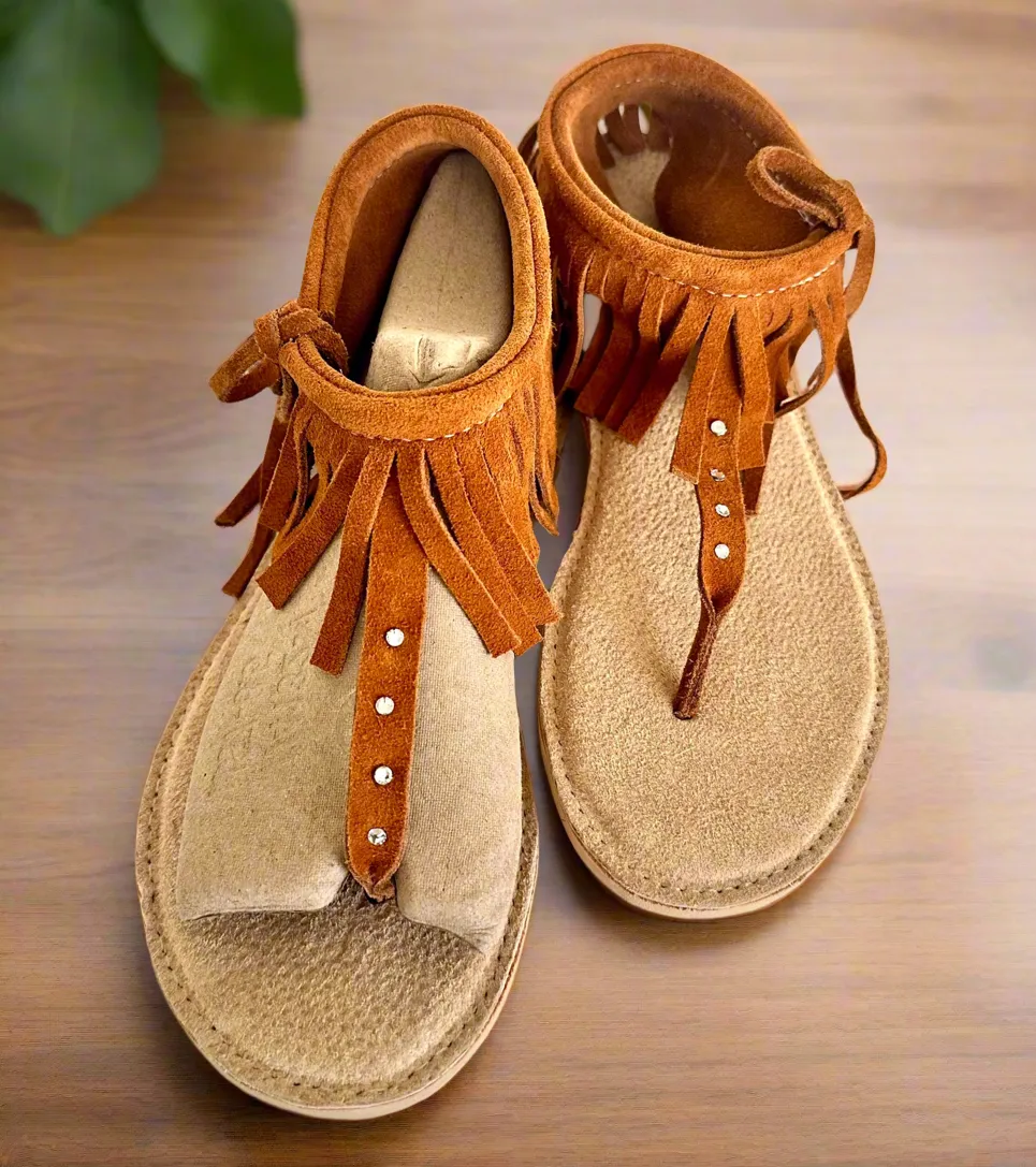 Adult Delilah Sandal - Caribbean Sea Suede