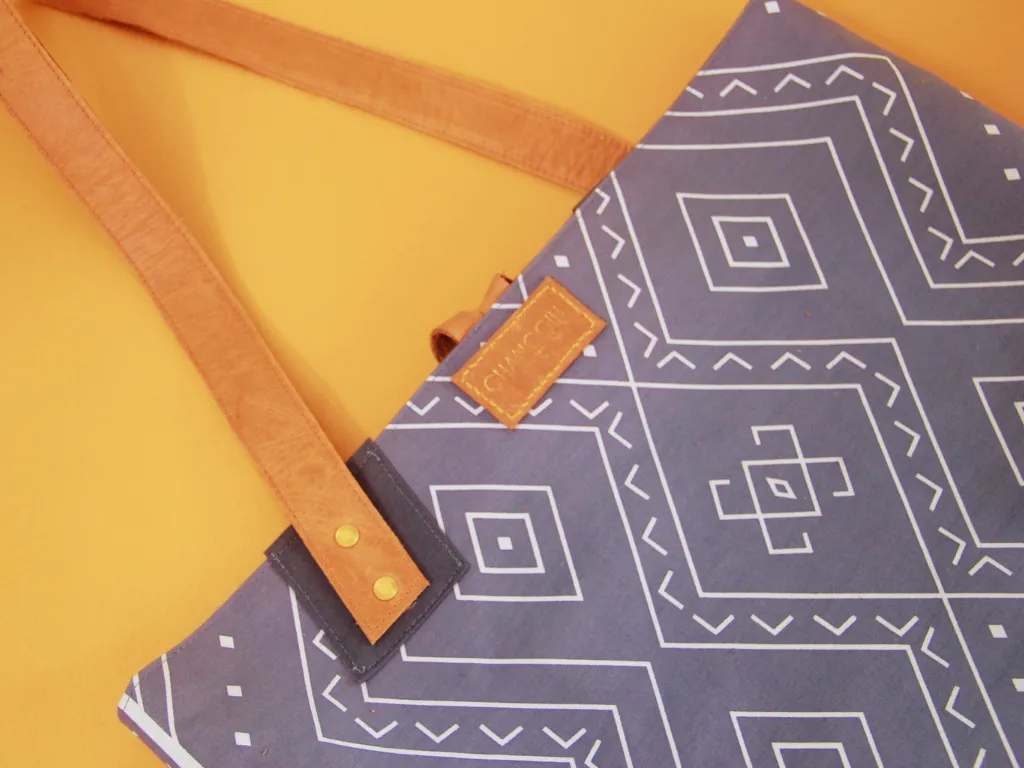 Agazo Tote Bag - Binonduk Navy