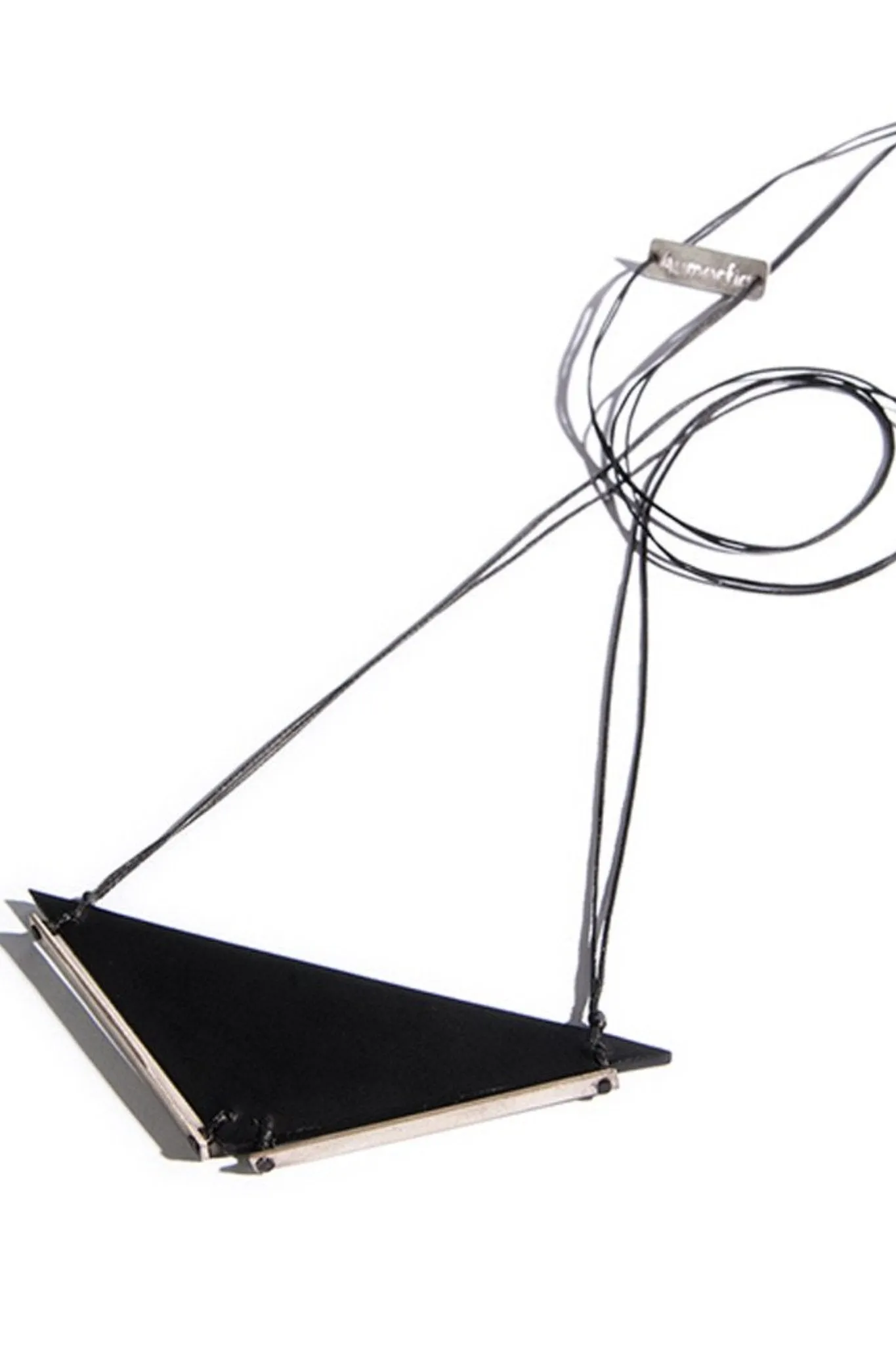 BAR II TRNGL L Pendant Silver