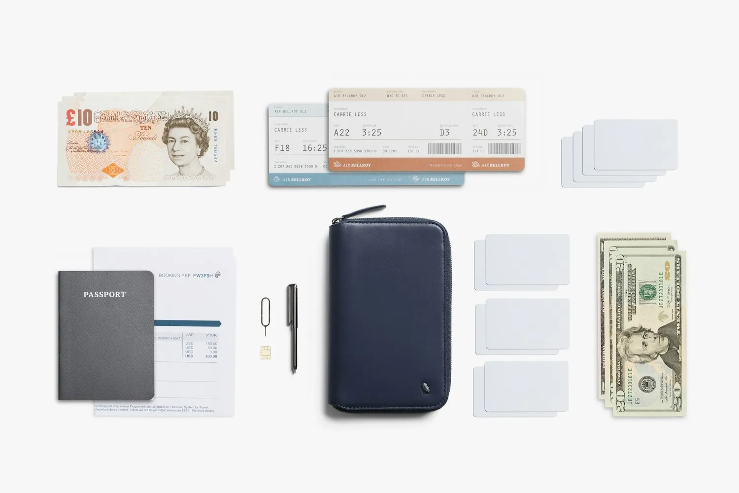 BELLROY TRAVEL FOLIO SECOND EDITION - 4 COLORS