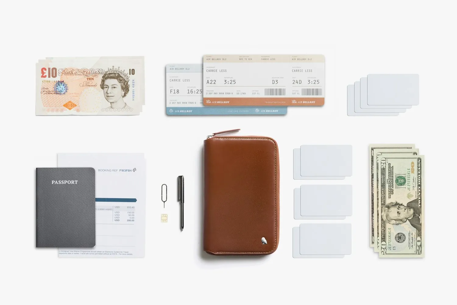 BELLROY TRAVEL FOLIO SECOND EDITION - 4 COLORS