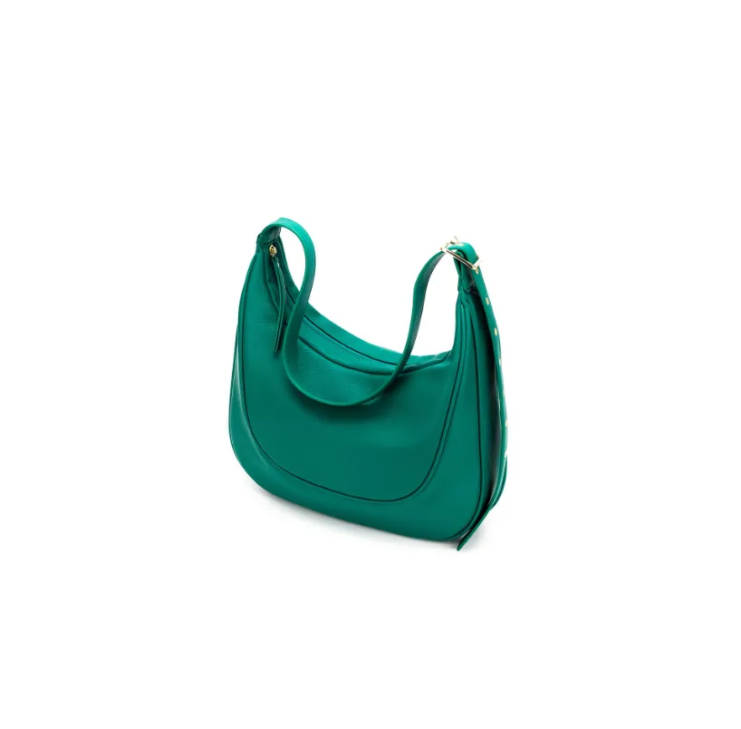Black Caviar Design Genevieve Hobo Bag - Emerald