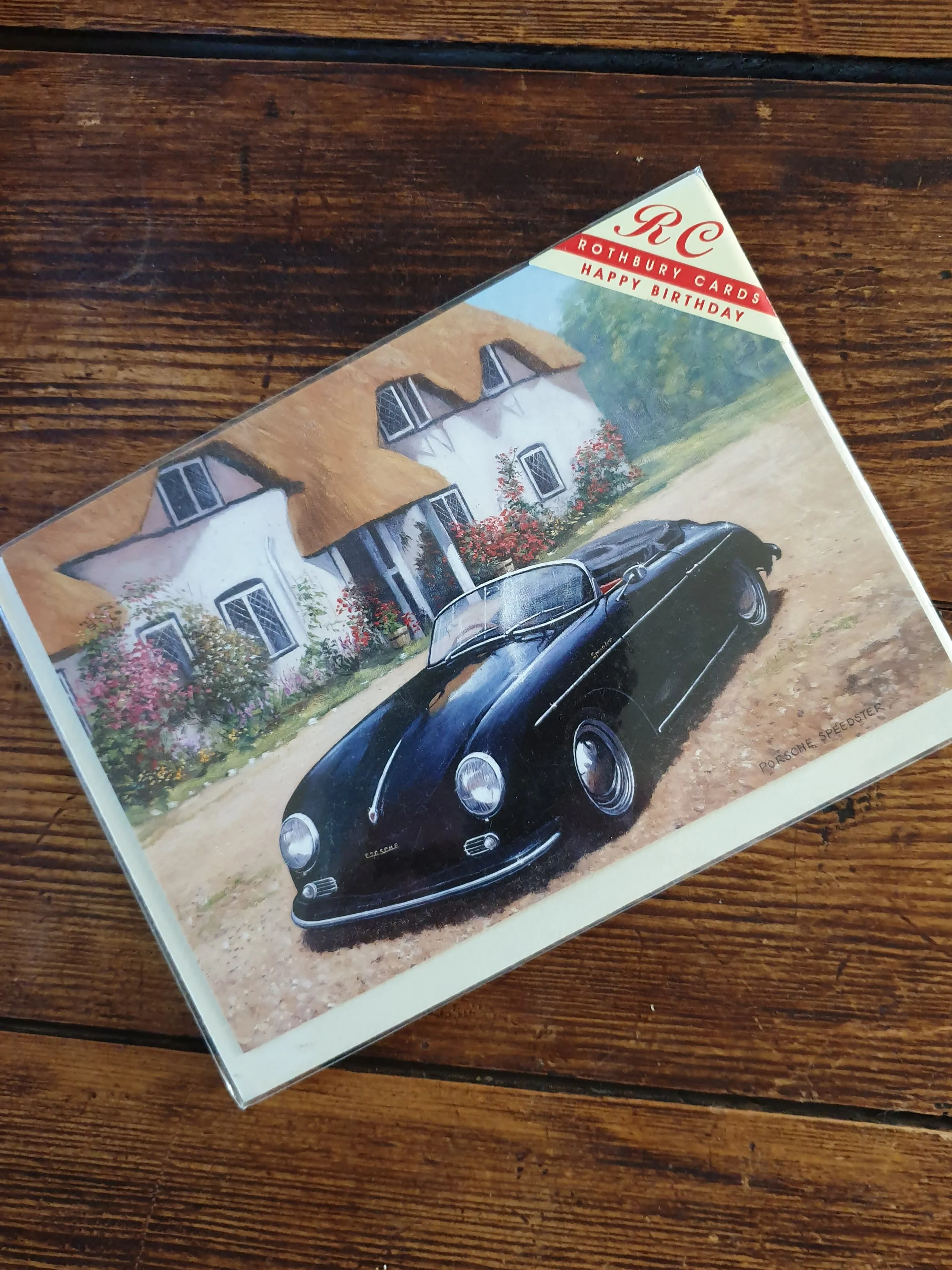 Black Porche by Kevin Walsh blank card
