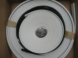 Boston Whaler 3 Piece OEM Rub Rail - *Off White With Black Insert*  - Fits Classic 9' - 17'