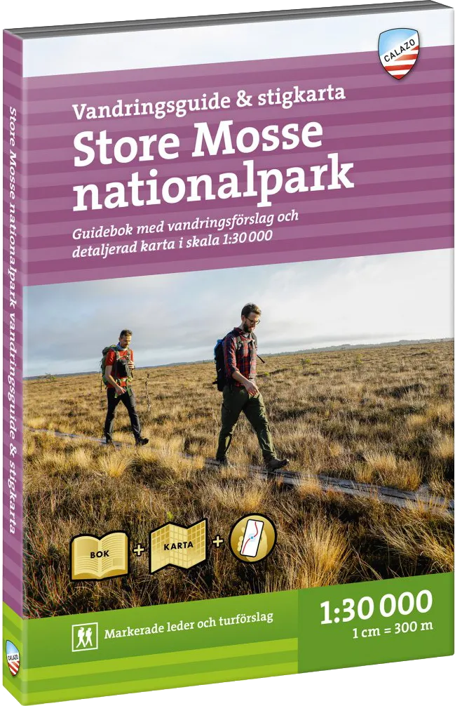 Calazo förlag Store Mosse nationalpark - vandringsguide och stigkarta NoColour | Buy Calazo förlag Store Mosse nationalpark - vandringsguide och stigkarta NoColour here | Outnorth