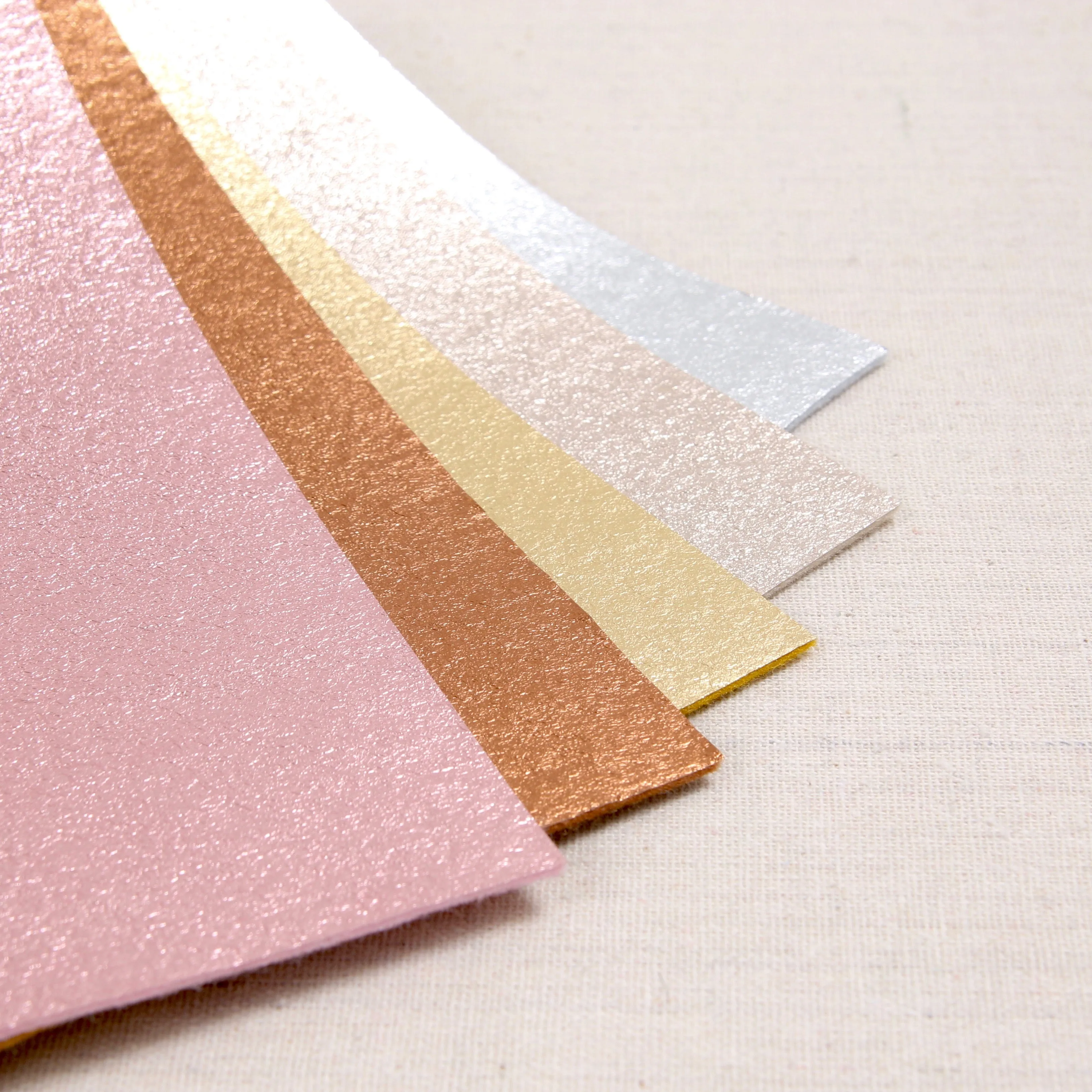 Champagne Metallic Felt
