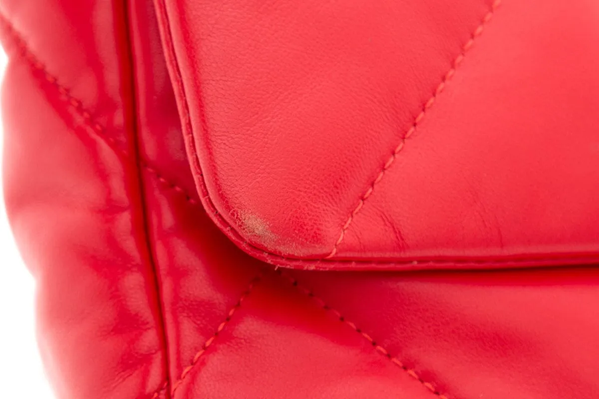 Chanel 19 Red Leather 2022 Handbag