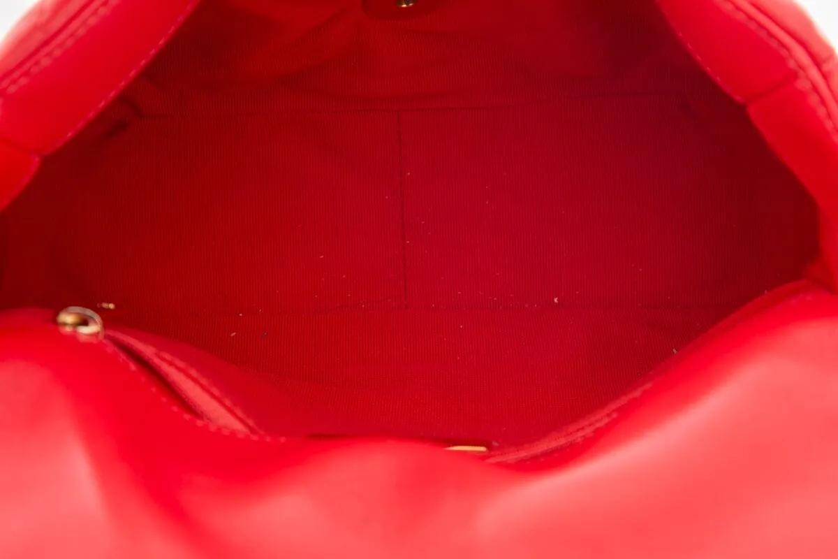 Chanel 19 Red Leather 2022 Handbag