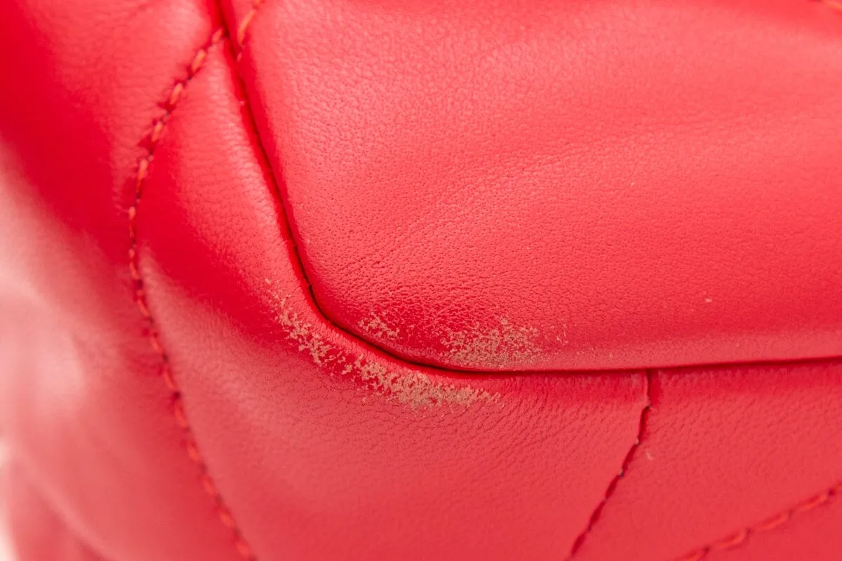 Chanel 19 Red Leather 2022 Handbag