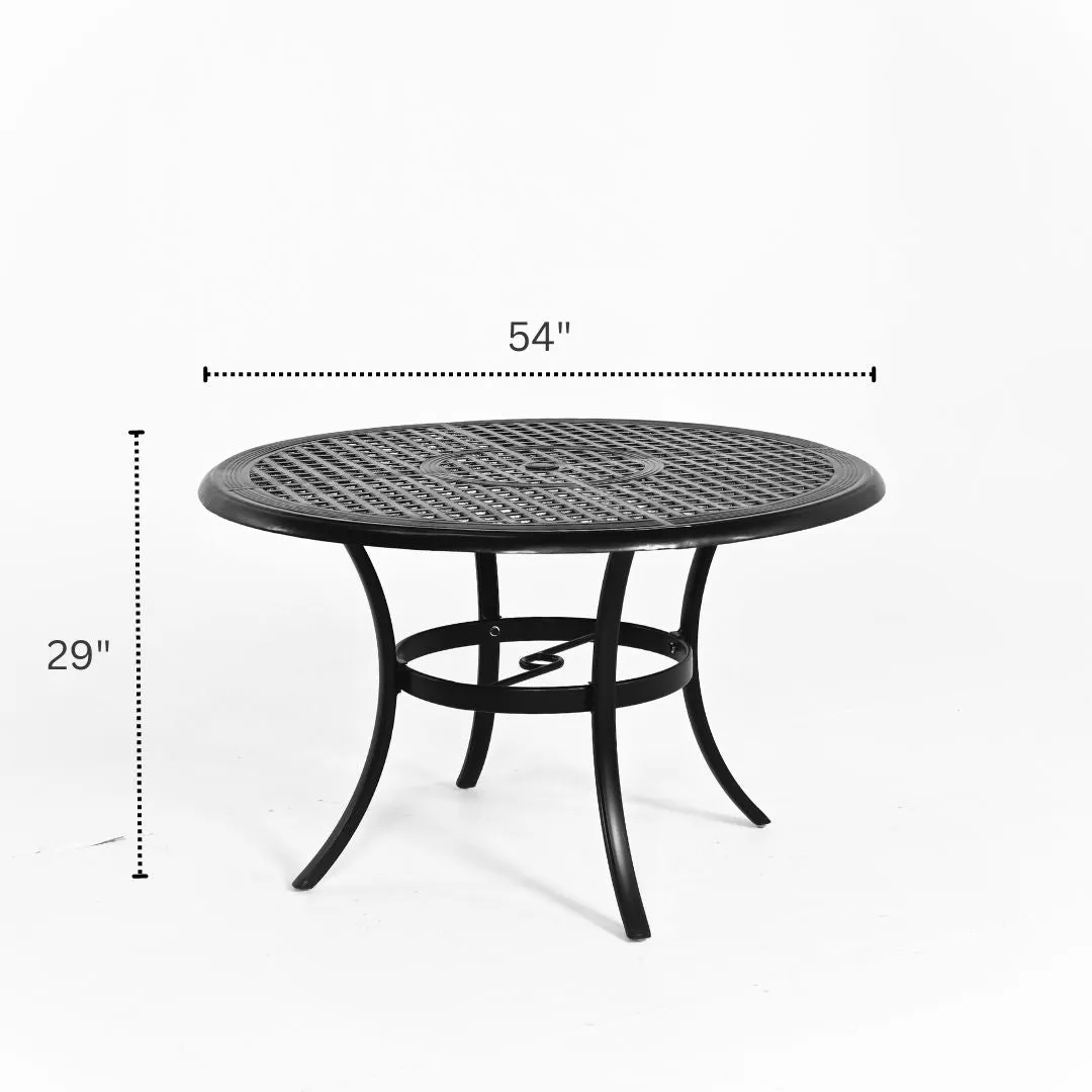 Classic 54" Round Dining Set (5 Piece Set)