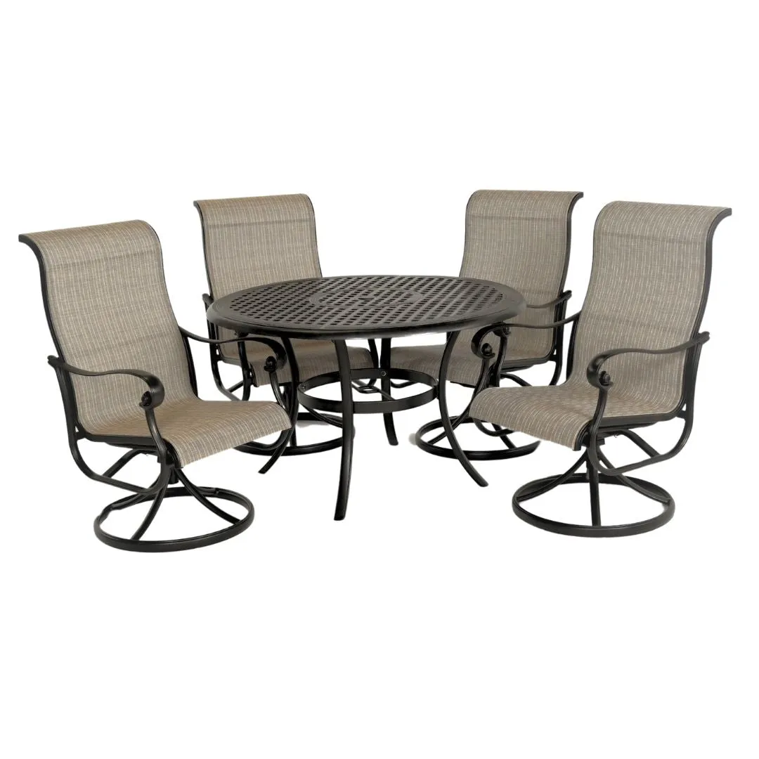 Classic 54" Round Dining Set (5 Piece Set)