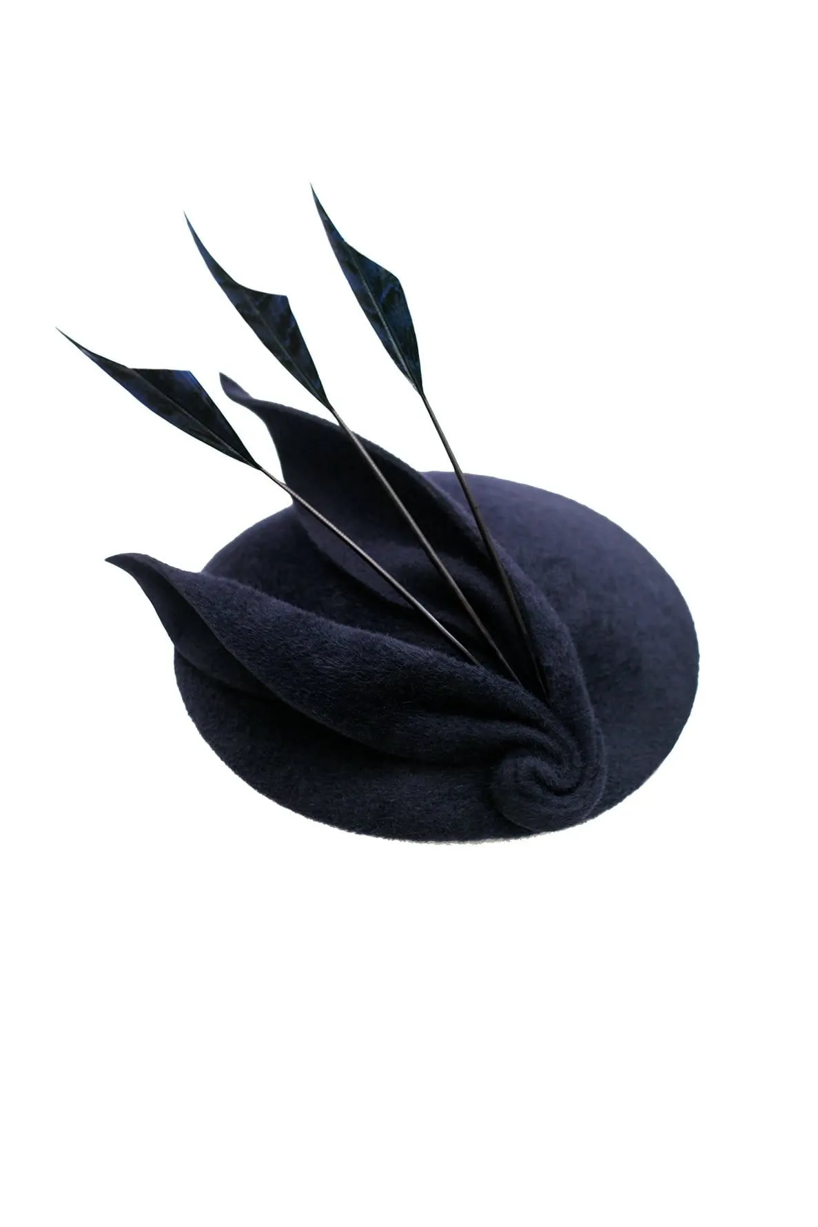 Cocktail Hat With Feathers - Louisa