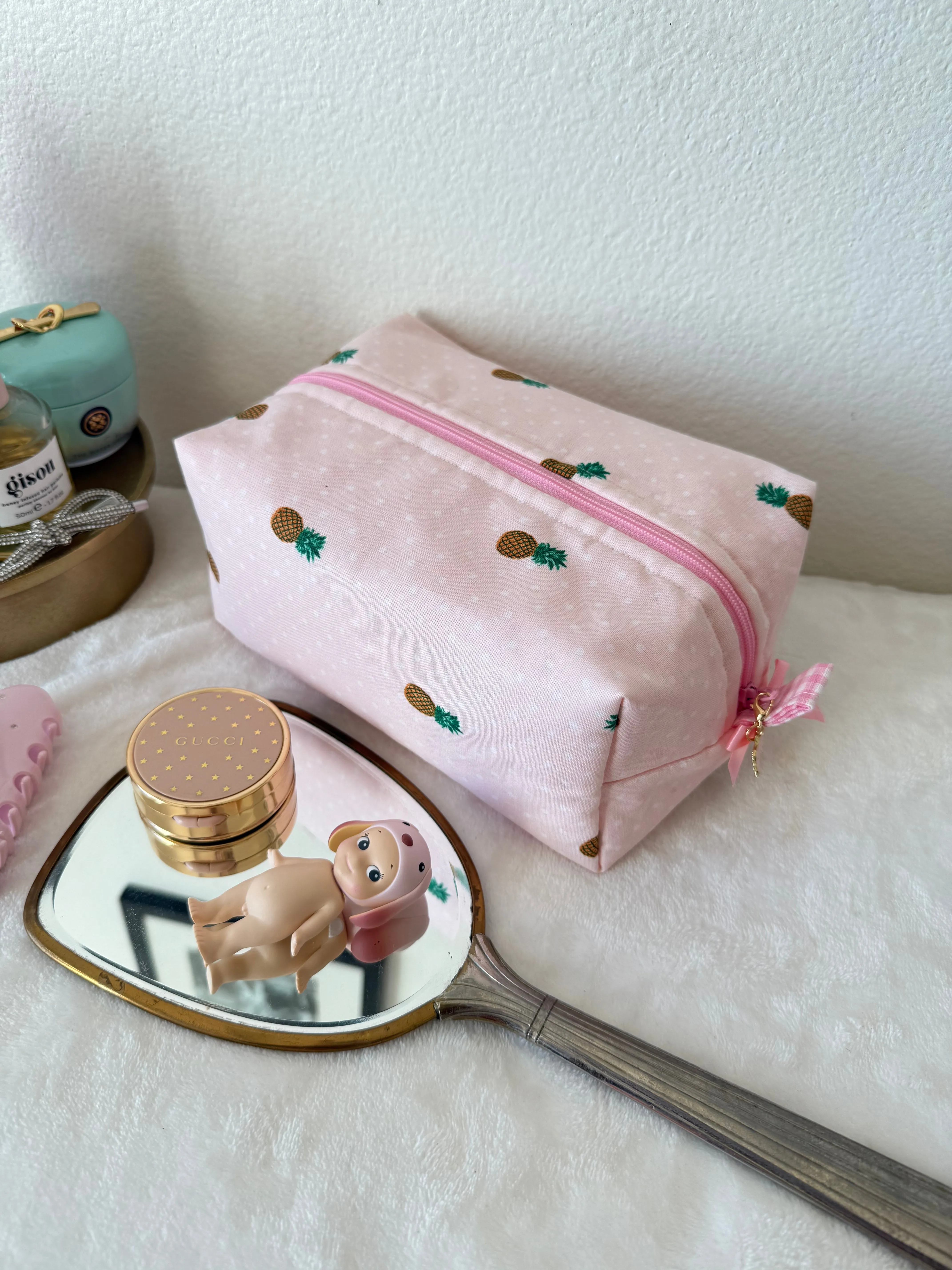 Cute Pineapple Makeup Pouch