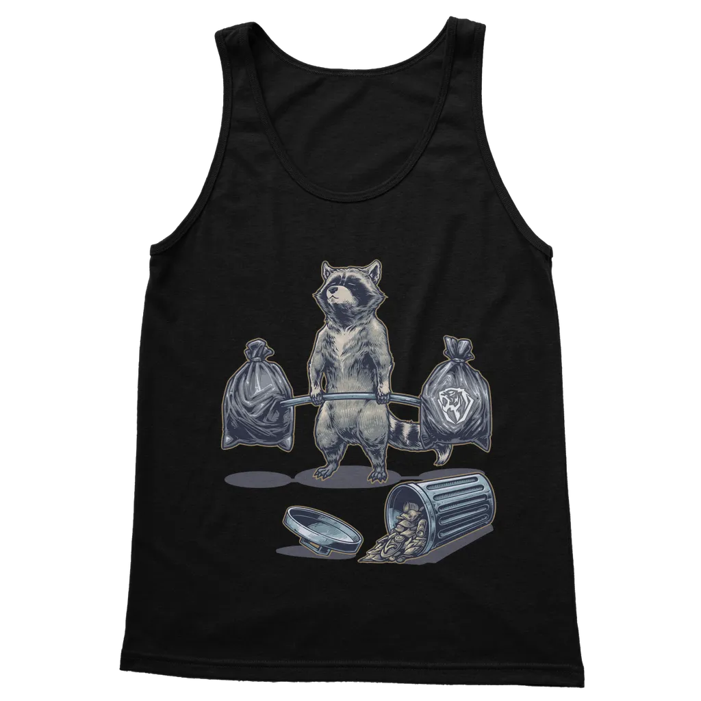 Deadlifting Raccoon Tank (UK)