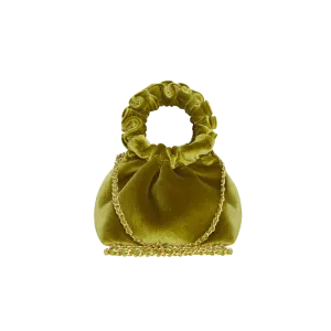 Emerald Velvet Cloud Bag(Final Sale)