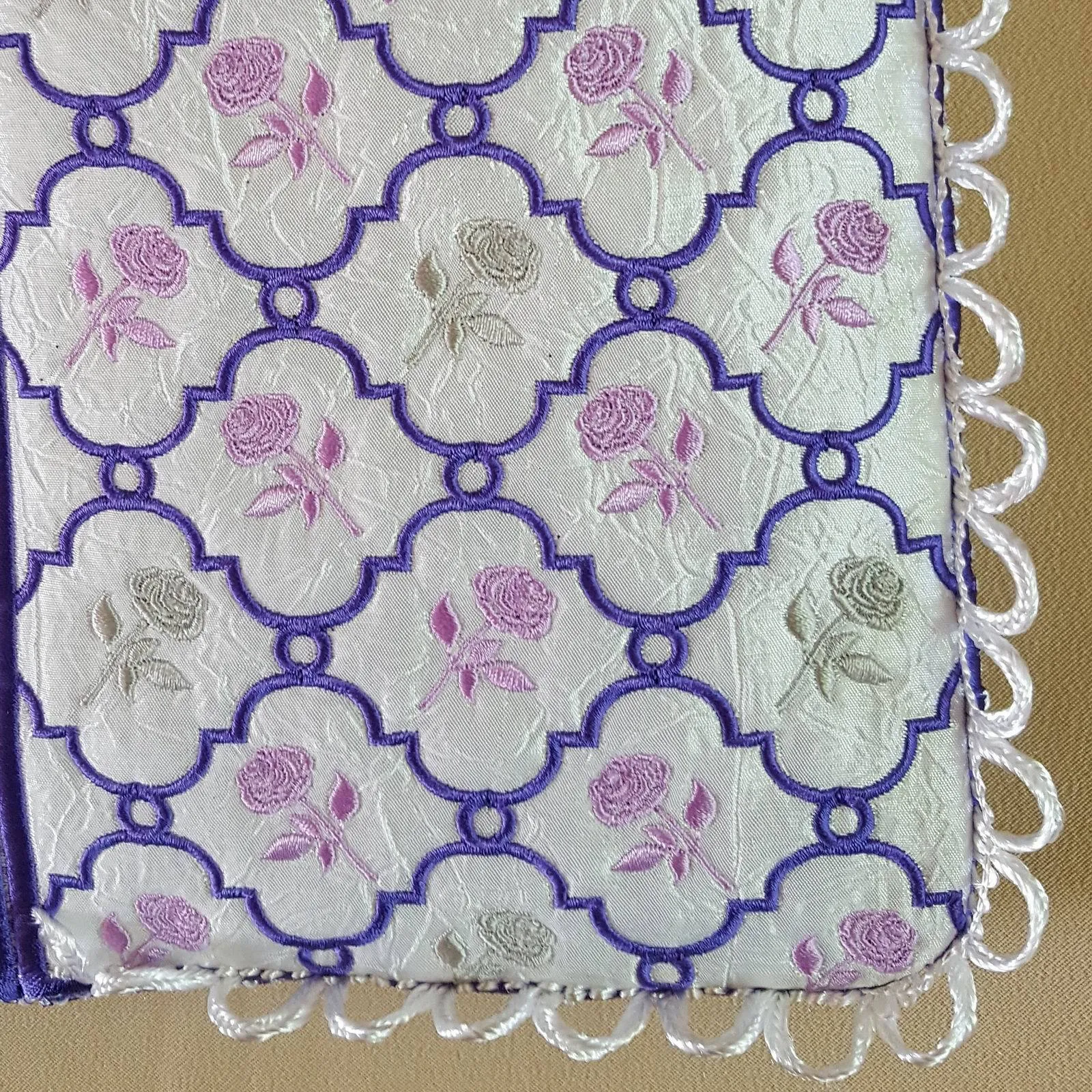 Faberge Inspired Rose Skinny Tote