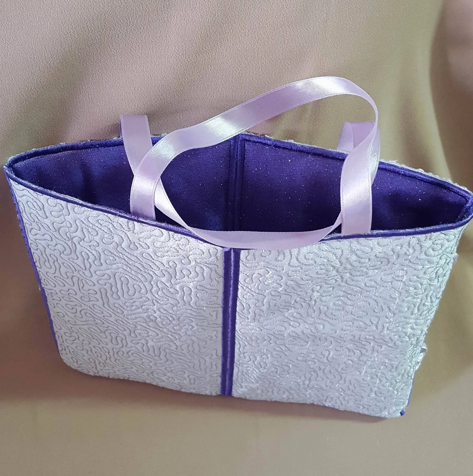 Faberge Inspired Rose Skinny Tote