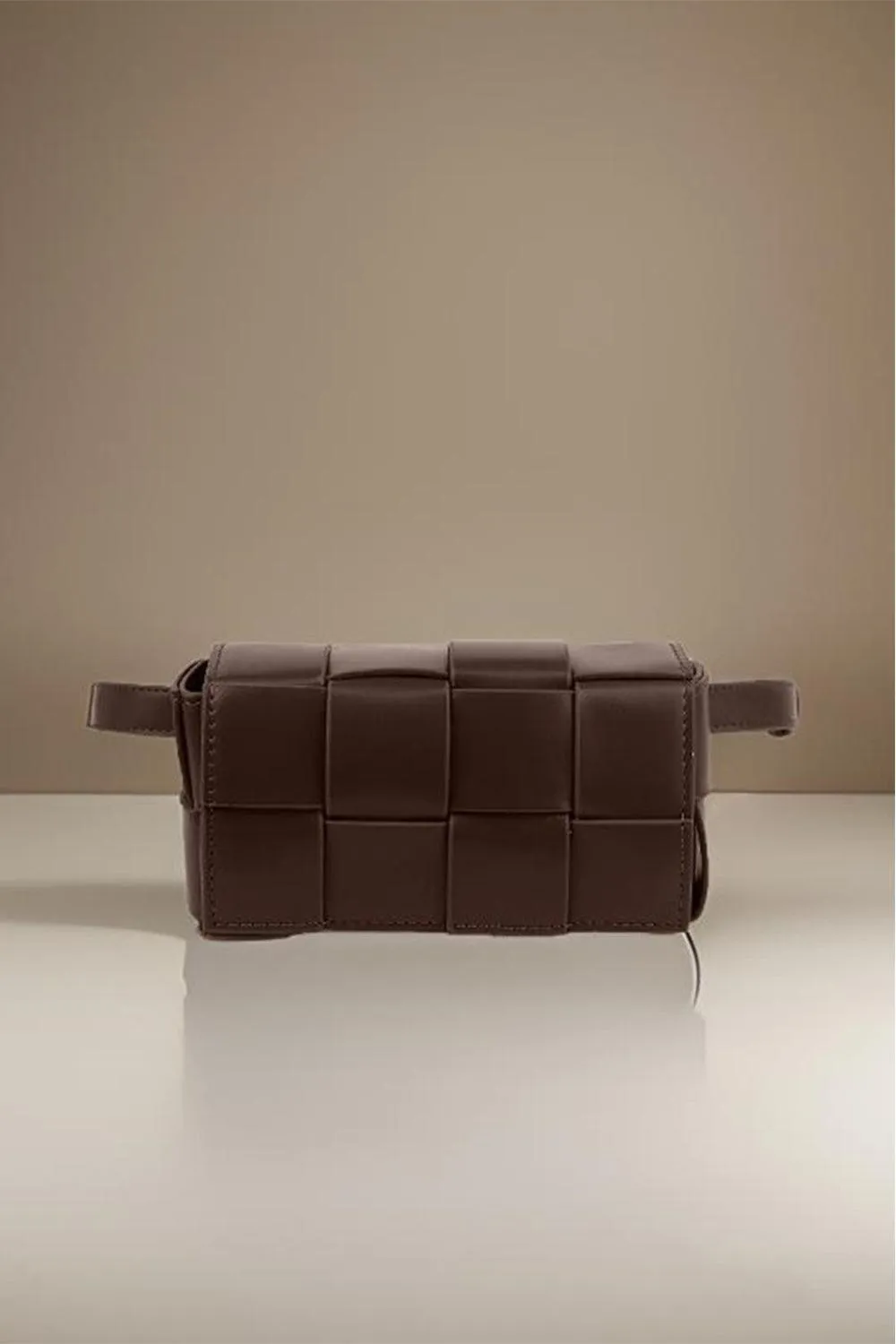 Faux Leather Crossbody Bag