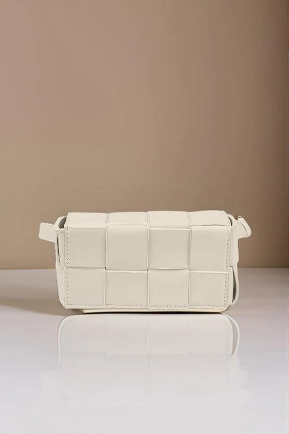 Faux Leather Crossbody Bag