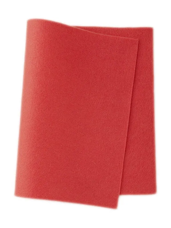 Felt ~ 100% Wool ~ 1-1.2mm thick ~ Rose Red ~ Colour 632