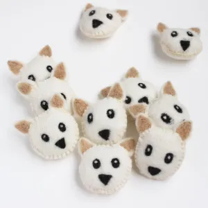 Felt Animal Head Sheep