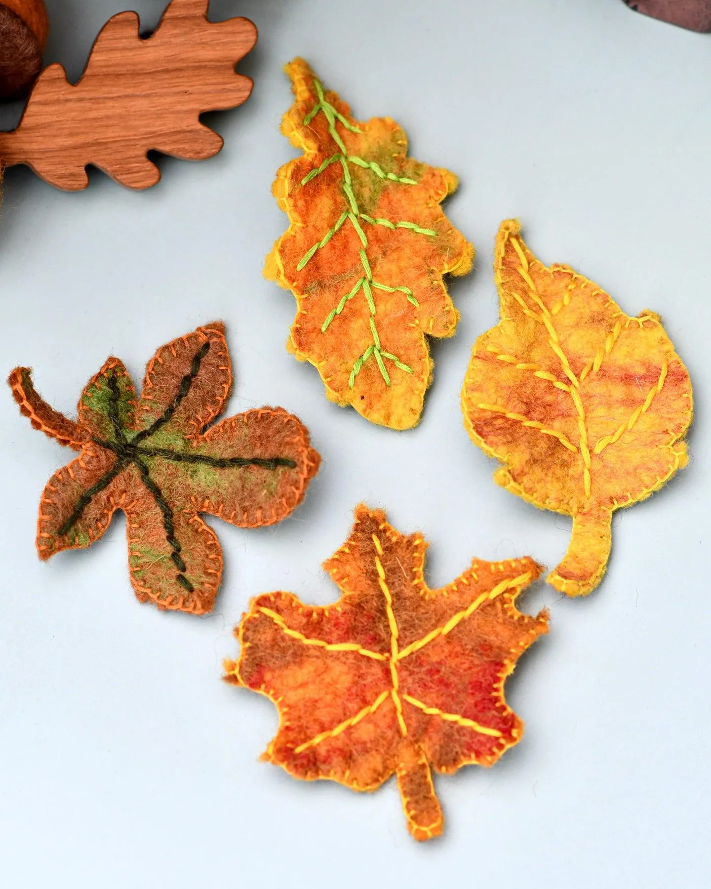 Felt Autumn Fall Leaves