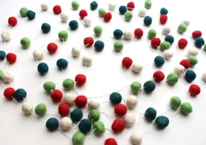 Felt Balls Hanging Christmas Hanging Room Decor Ornament