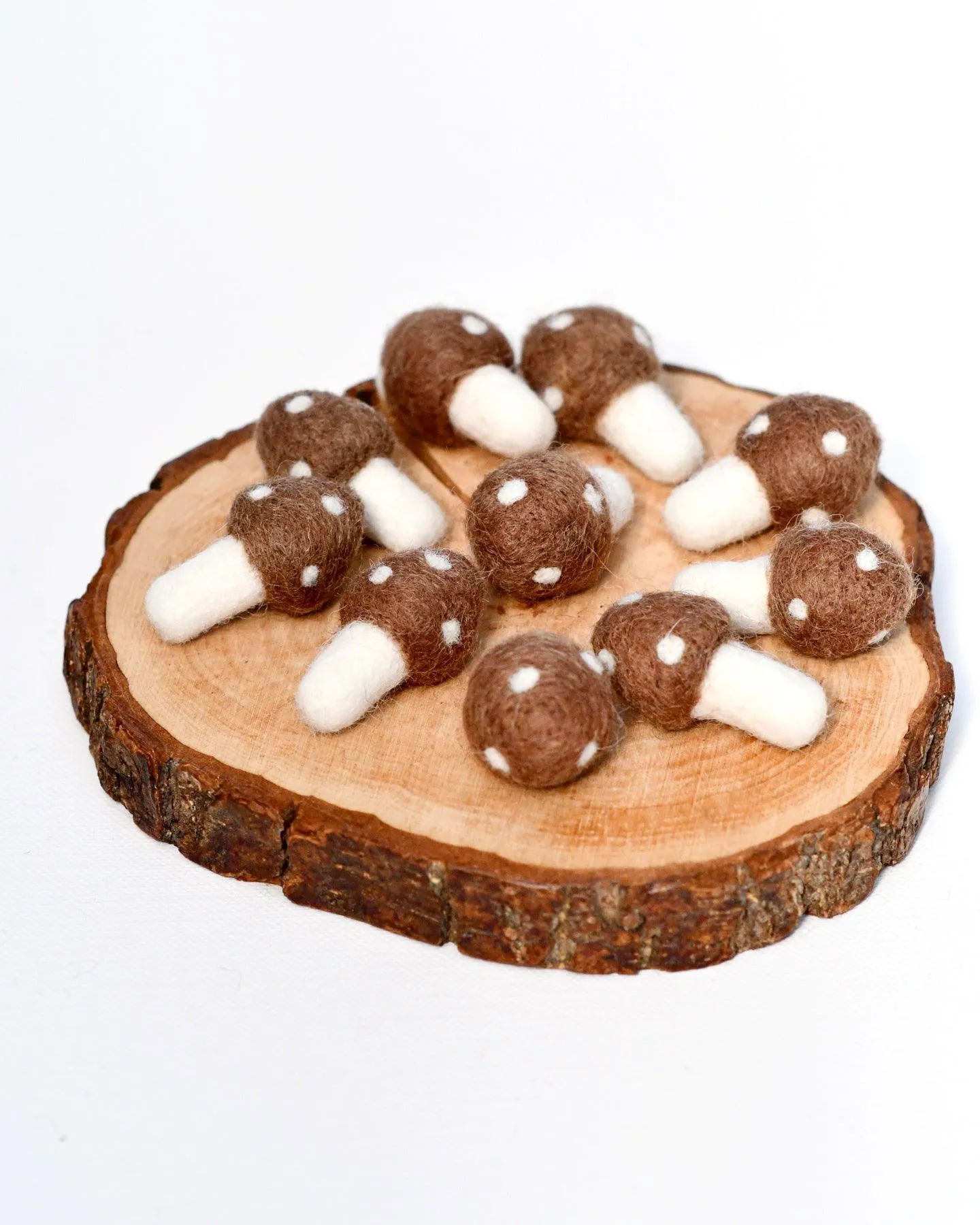 Felt Brown Mushrooms