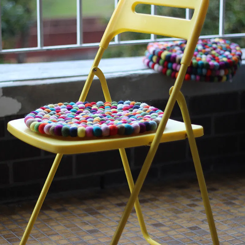 Felt Seat Pad Multicoloured