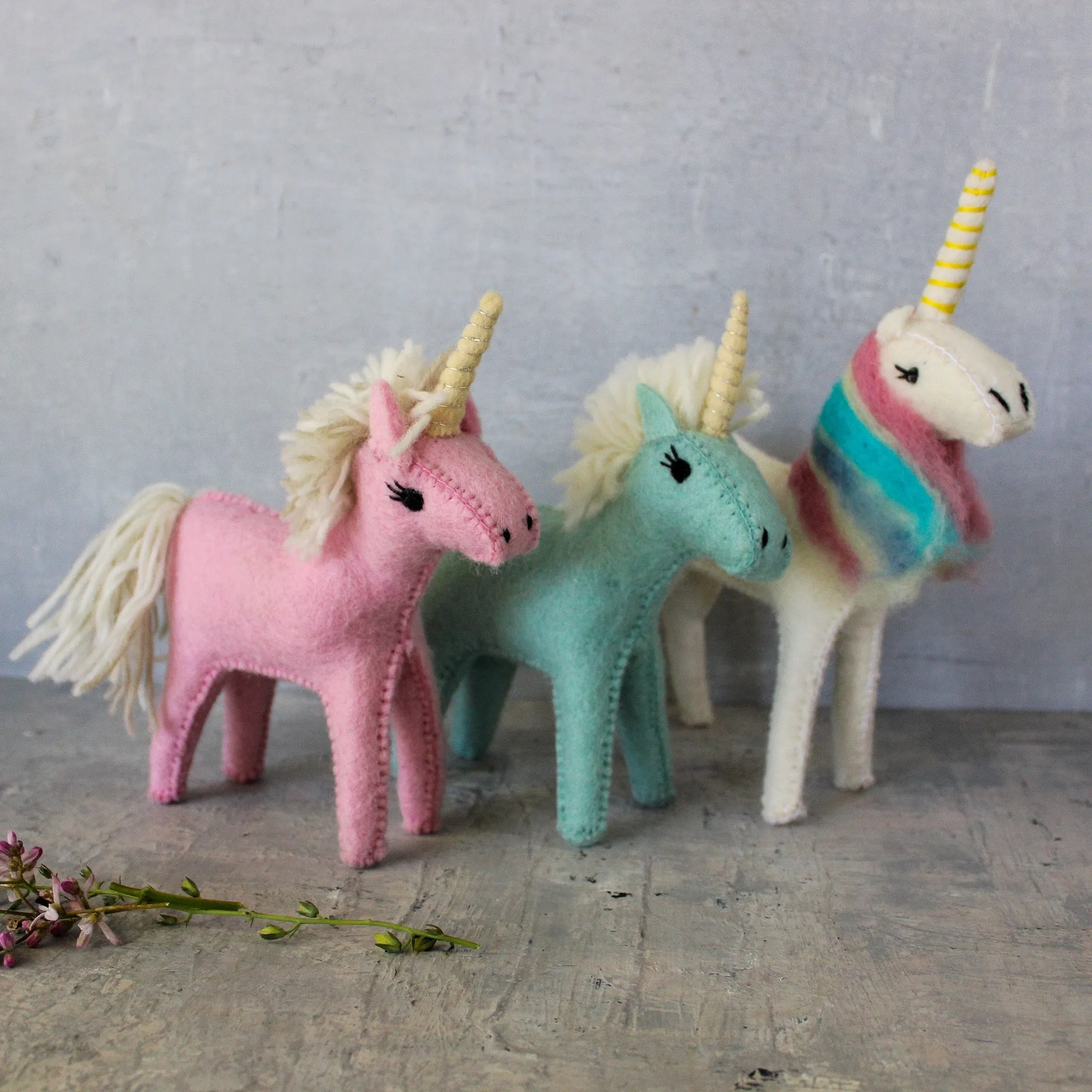 Felt Unicorns