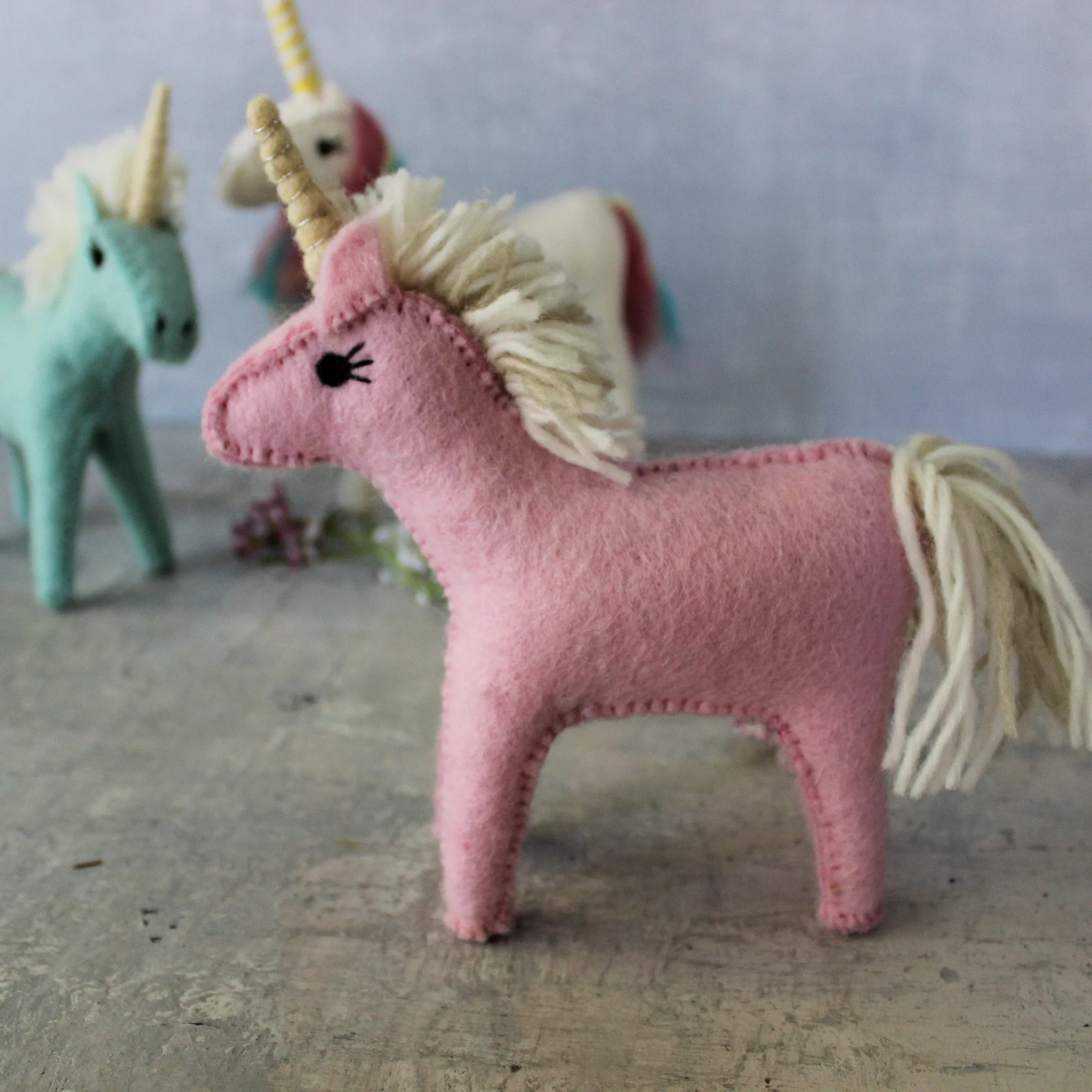 Felt Unicorns