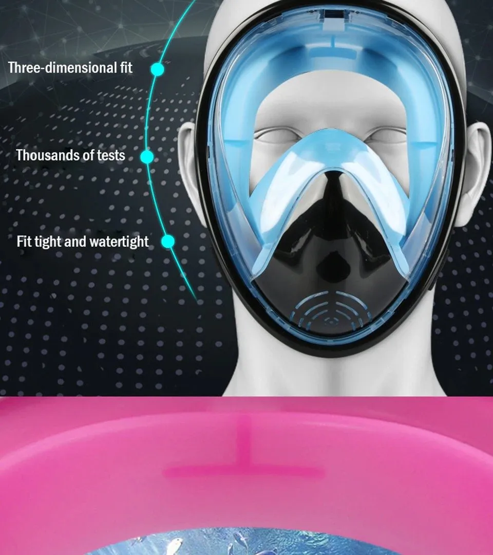 Full Face Anti Fog Underwater Scuba Diving Mask
