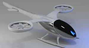 Futuristic Drone 1 3D model