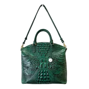 Handbag Designer By Brahmin In Green, Size:Large