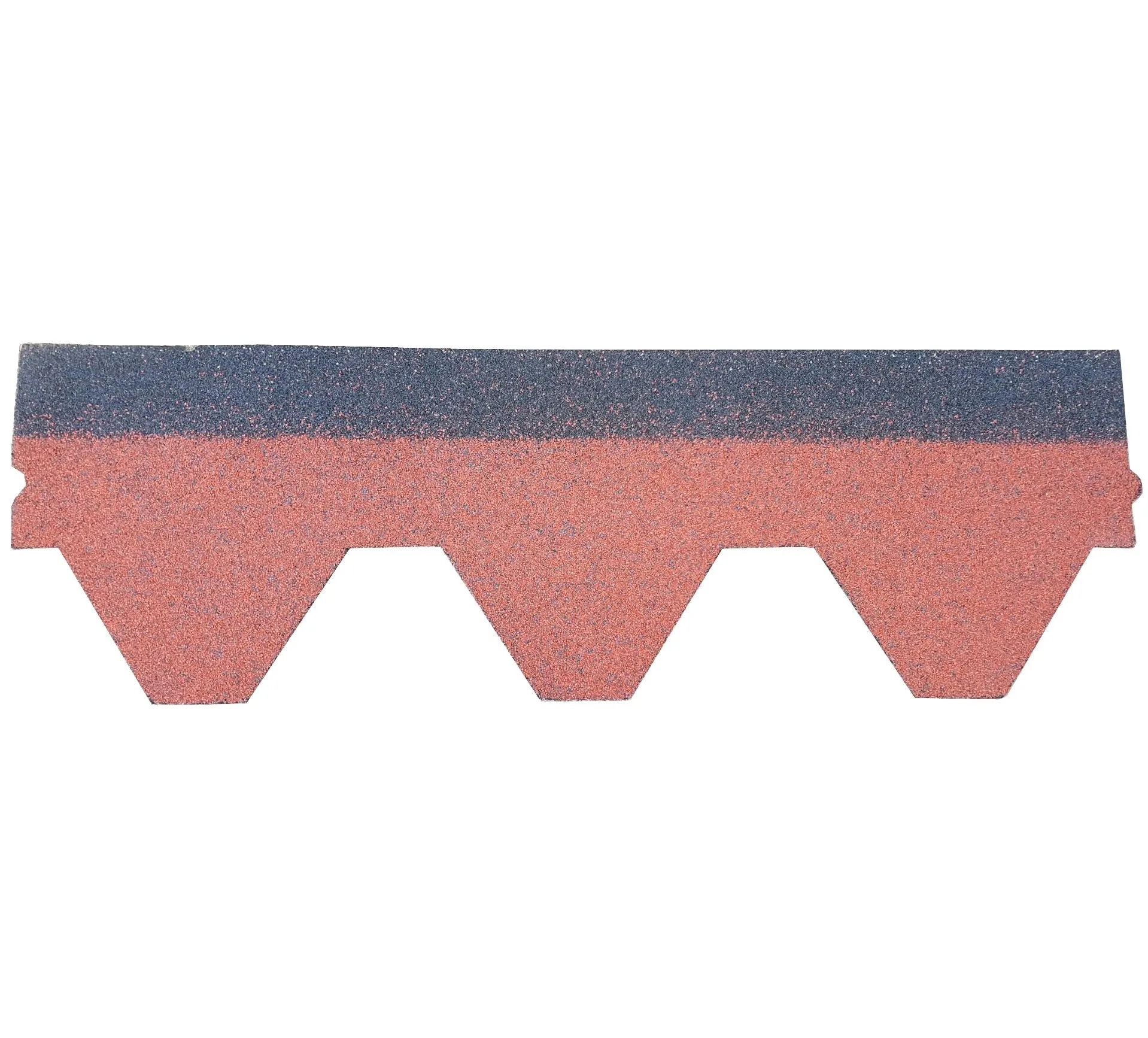 Hexagonal 3 Tab Bitumen Roof Felt Shingles - Red Shadow (2.42m2 Pack)