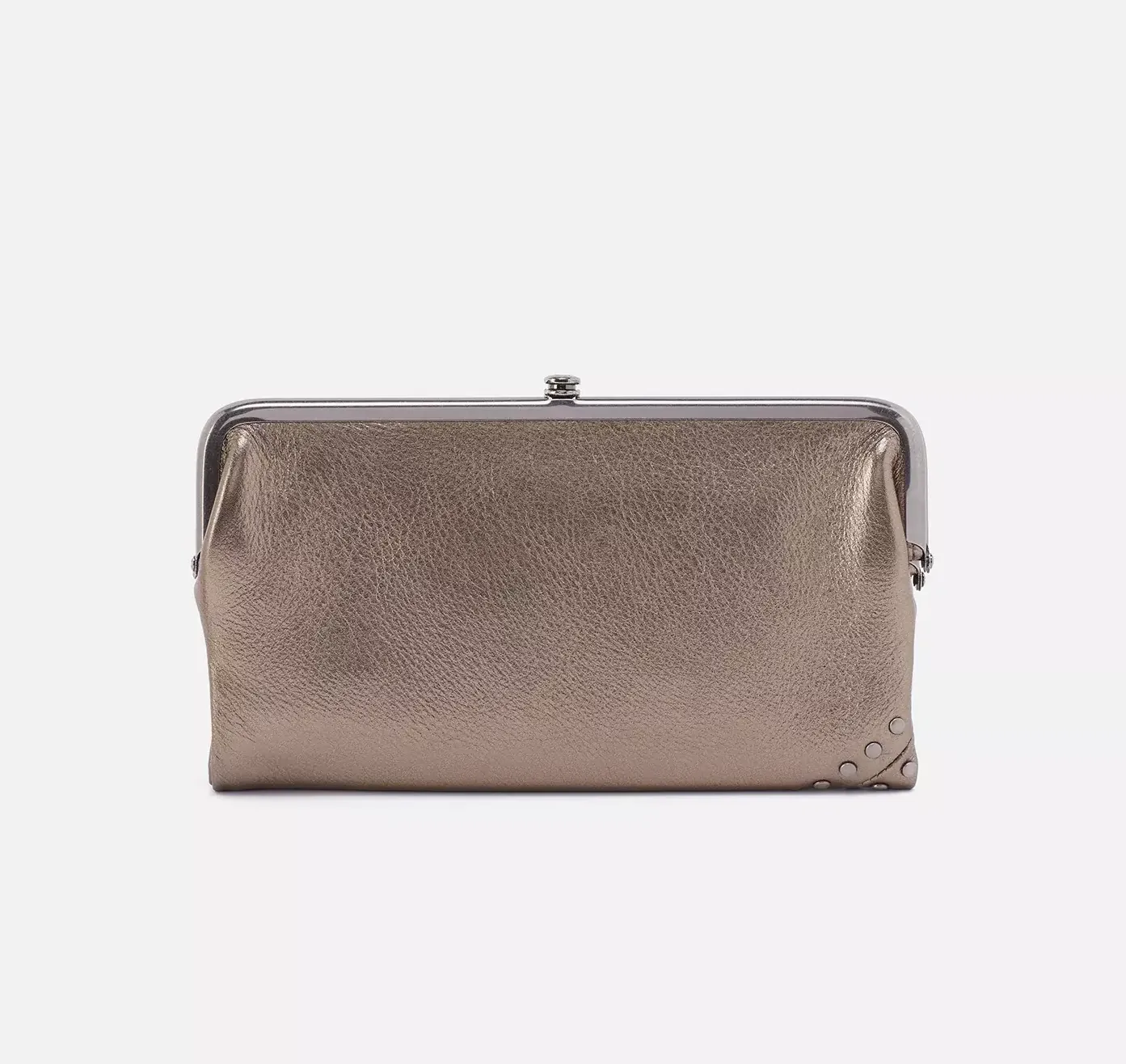 Hobo - Lauren Clutch-Wallet - Pewter with Studs