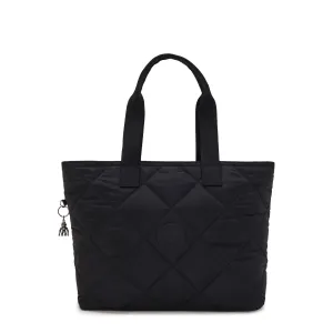 Kipling Colissa Up Cosmic Black Quilt Large Tote I3866-95R