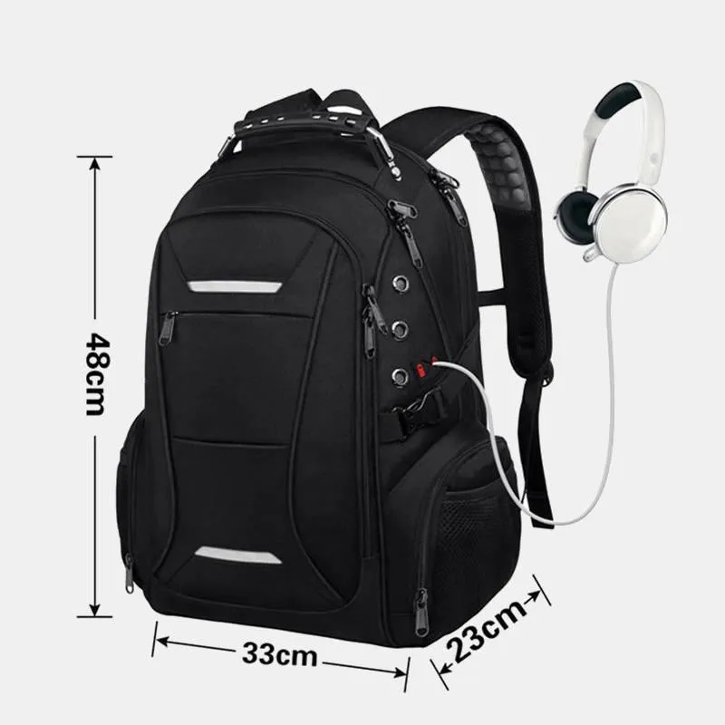 Large Capacity Travel Business Backpack RFID Blocking Laptop Backpack