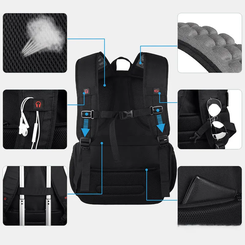 Large Capacity Travel Business Backpack RFID Blocking Laptop Backpack
