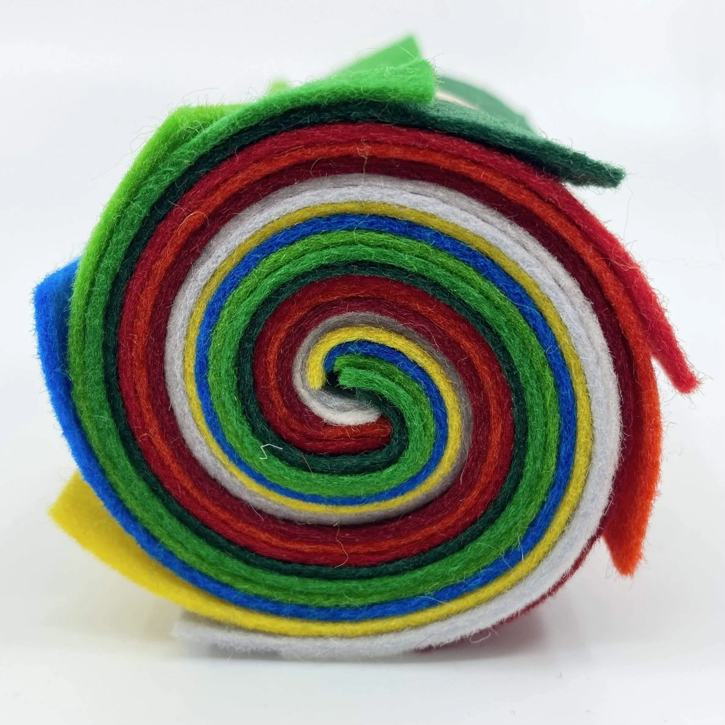 Large Wool Felt Roll - Christmas