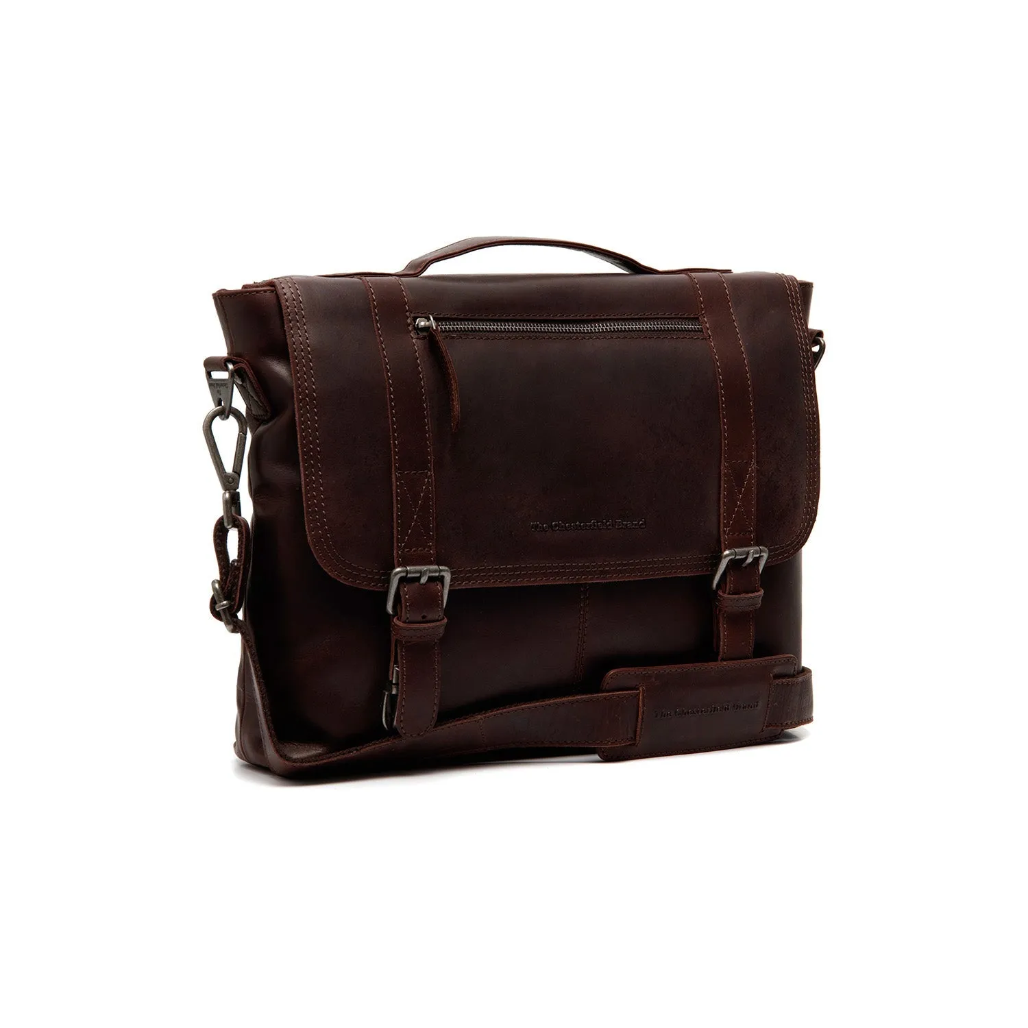 Leather Laptop Bag - The Chesterfield Brand Veneto Brown