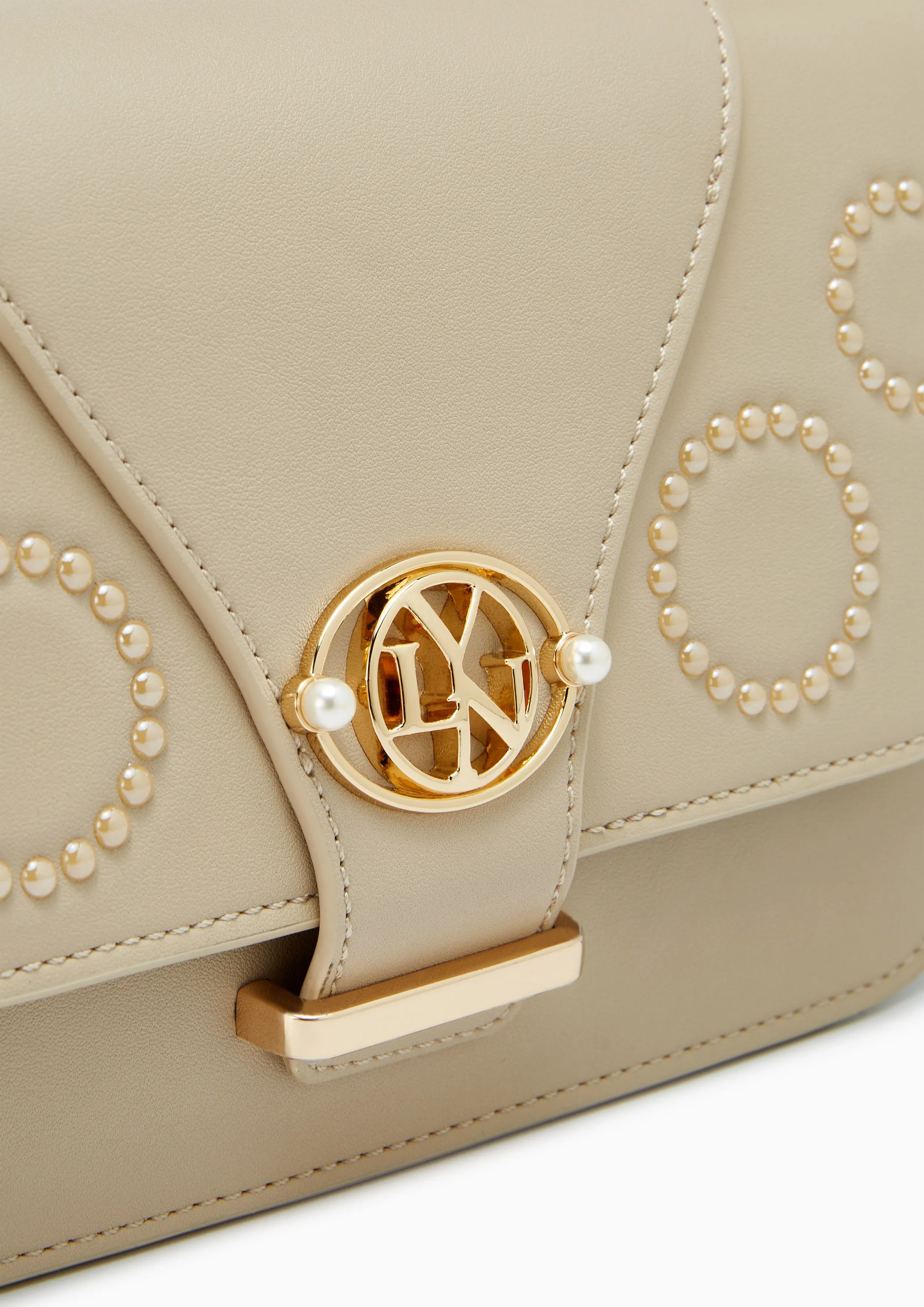 Magaret Shoulder Bag - Beige