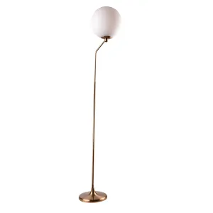 Marilyn Brushed Brass Modern Floor Lamp