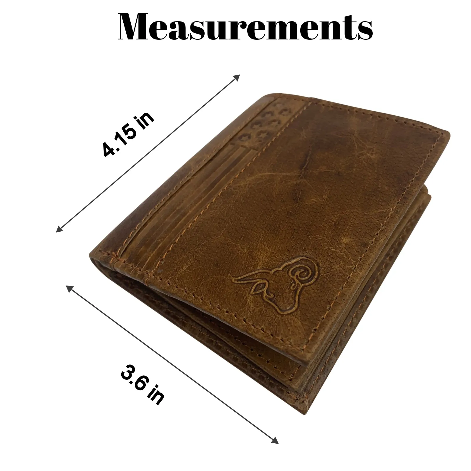 Men's RFID Blocking Genuine Leather Unique L Shape Bifold Wallet USA Series Wallets for Men