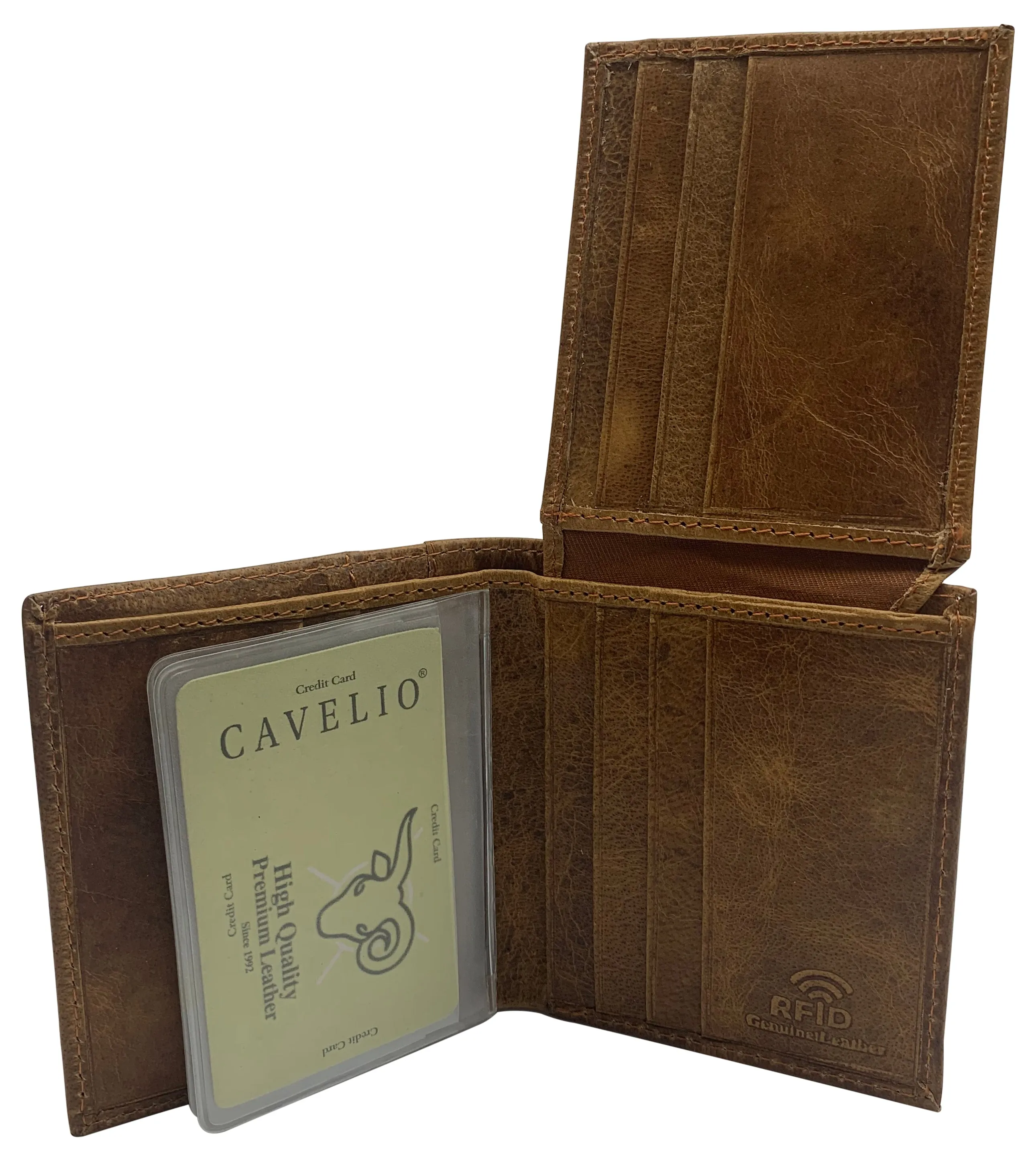Men's RFID Blocking Genuine Leather Unique L Shape Bifold Wallet USA Series Wallets for Men
