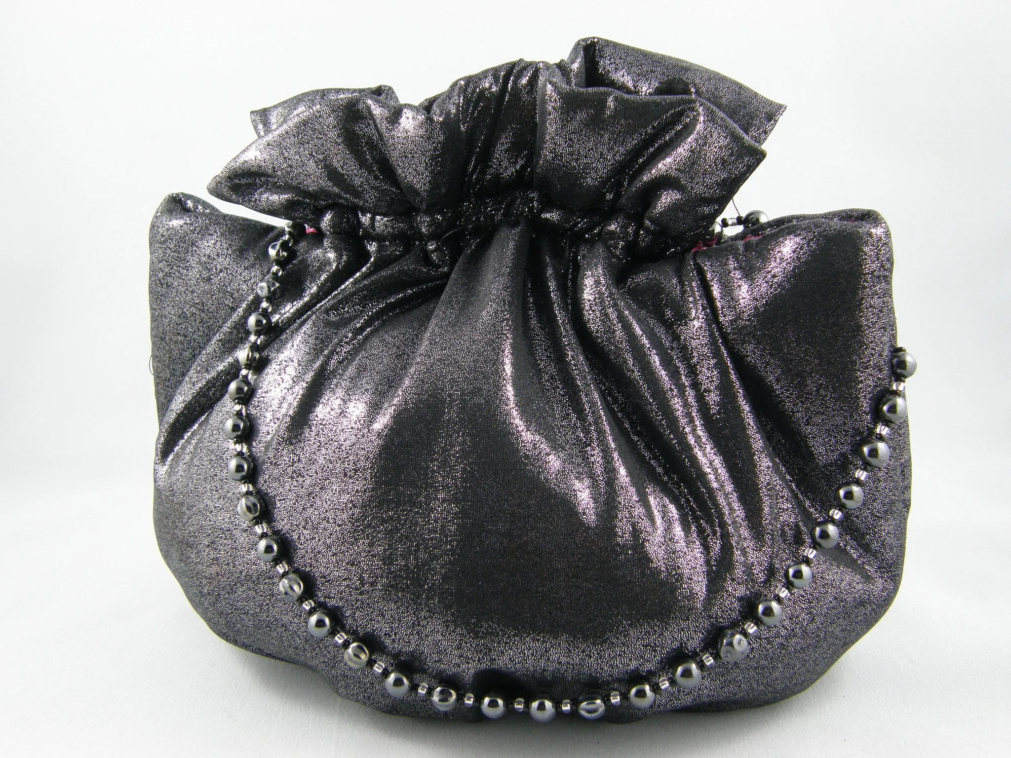 Metallic Silver Evening Bag