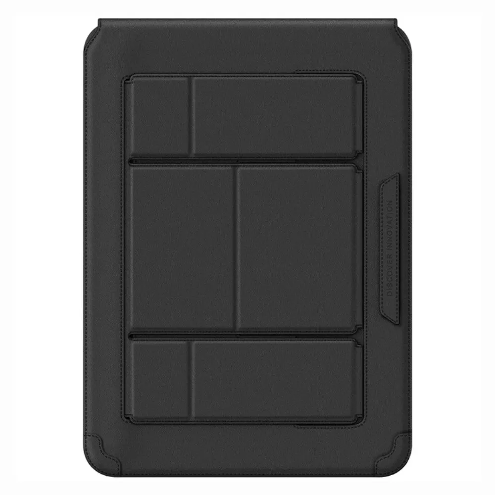 Nillkin - 3in1 Universal 16" Laptop / MacBook / Tablet Leather Bag Sleeve   Mouse Pad   Stand in Vintage Look - Black