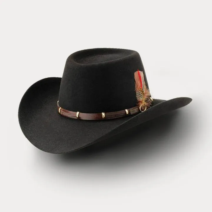 Open Road 100X Cowboy Hat-Black