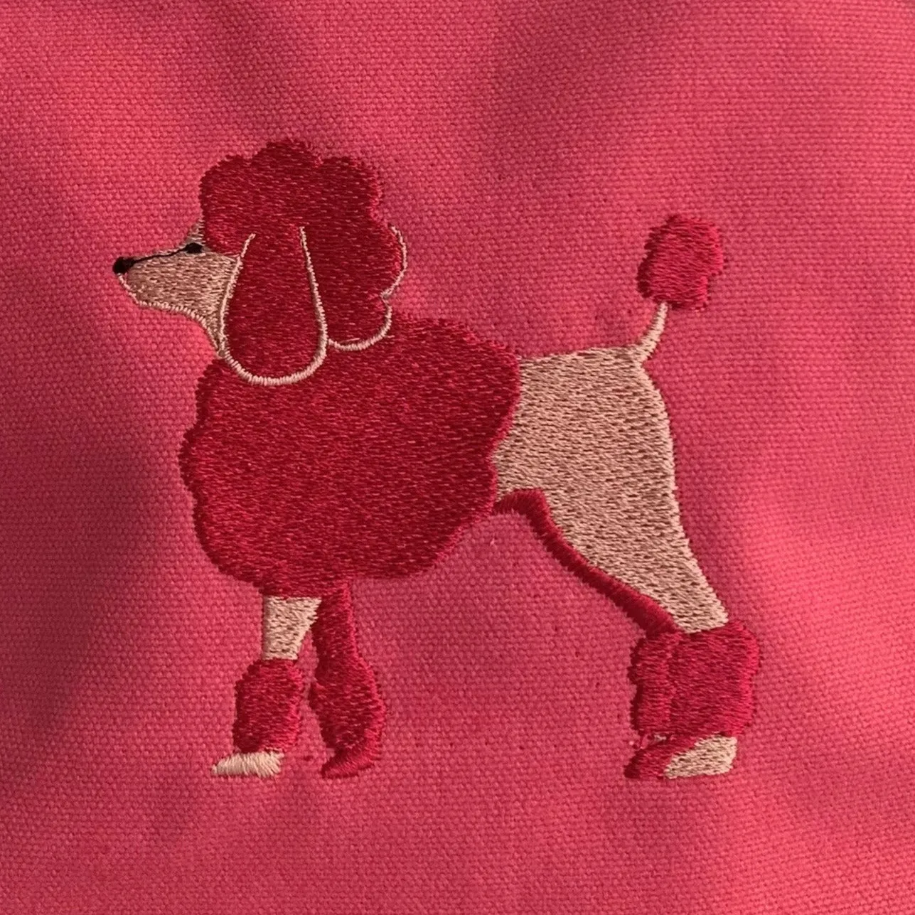 Poodle Dogs Drawstring Gym Bag - Personalised